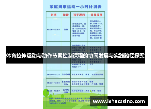 体育拉伸运动与动作节奏控制课程的协同发展与实践路径探索
